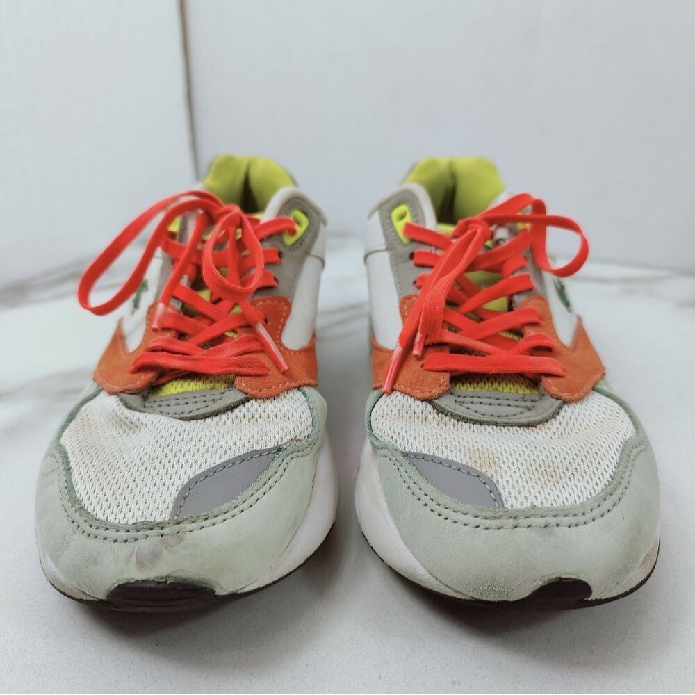 Lacoste Women's Storm 96 Color Block Trainers Sneakers, Sz 6 - Picture 3 of 13